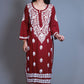 HAND CHIKANKARI KURTA SET