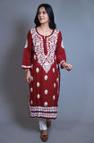 HAND CHIKANKARI KURTA SET