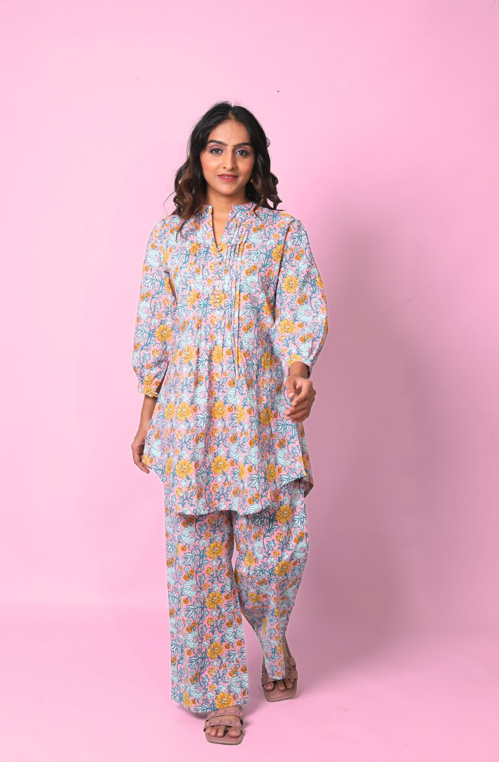 COTTON PRINTED CO-ORD SET - Posh21