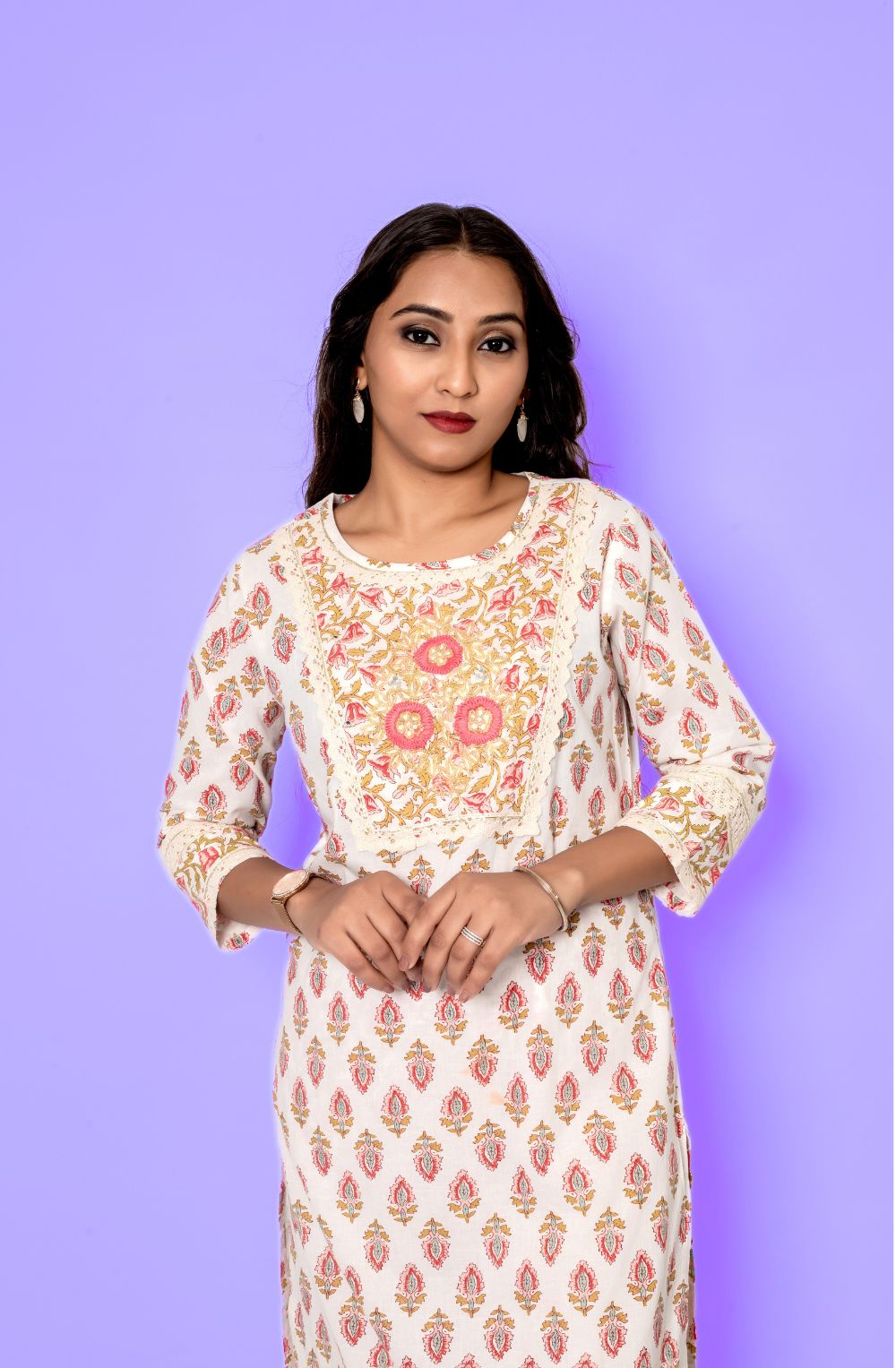 BEAD EMBROIDERY KURTA SET - Posh21