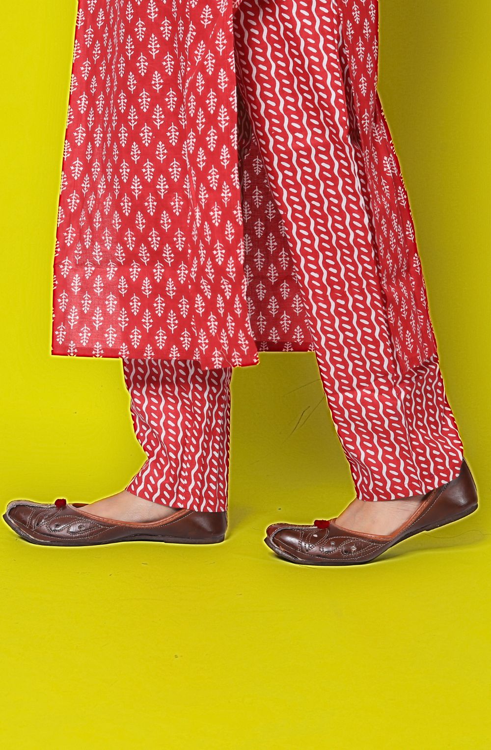 PRINTED COTTON KURTA PANT - Posh21