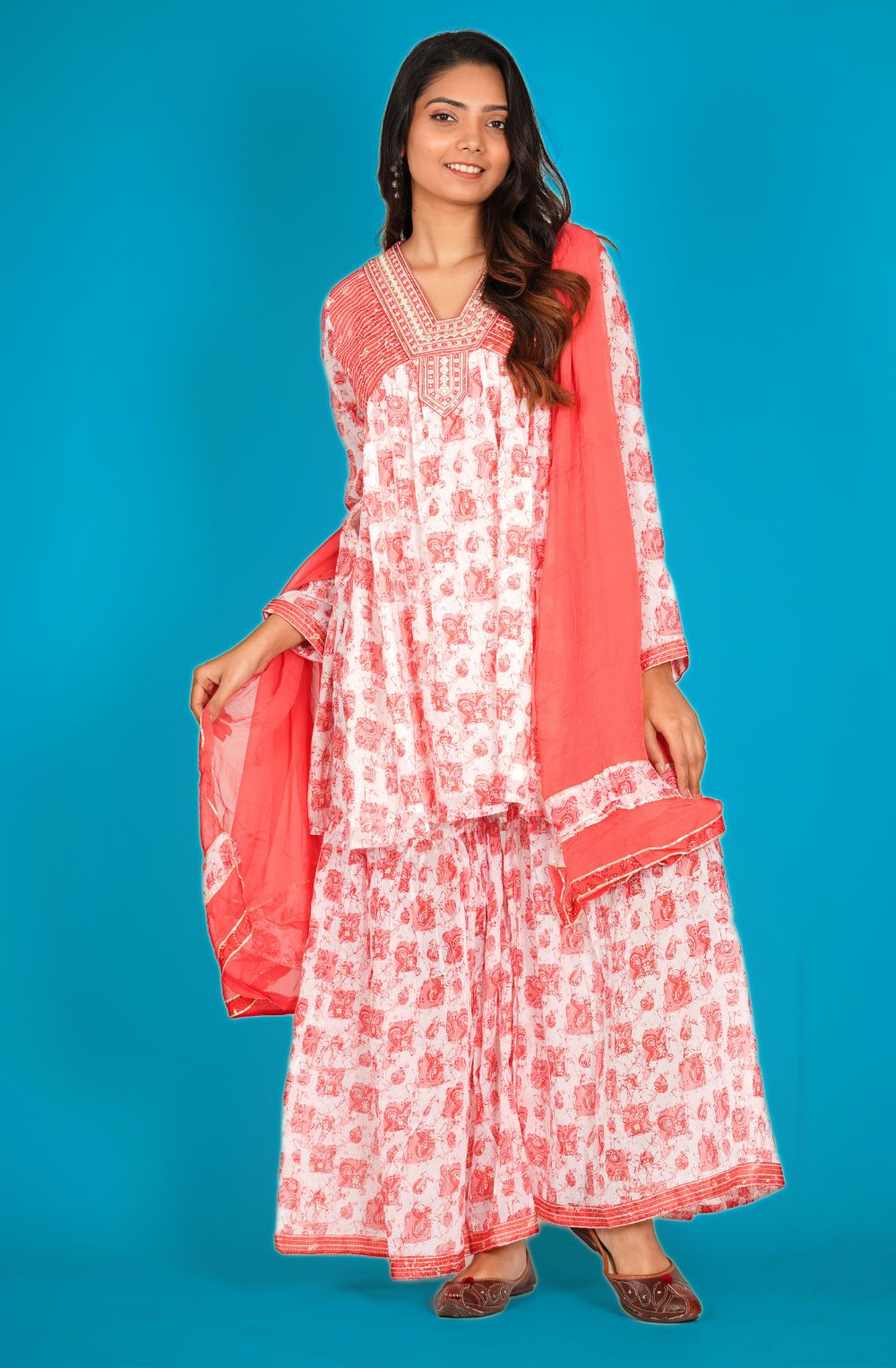 COTTON PRINTED SHARARA - Posh21