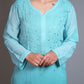 GEORGETTE CHIKANKARI KURTA SET