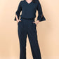 V NECK JUMPSUIT - Posh21